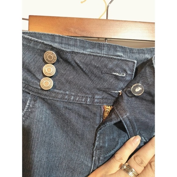Vigoss boot cut blue jeans woman junior size 7 - Picture 5 of 8